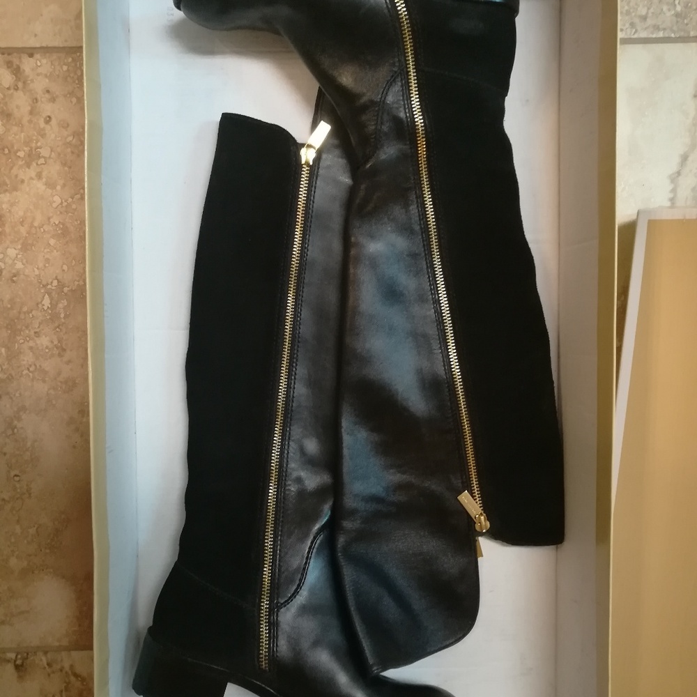 Michael KORS BERKLEY RIDING ANKLE LEATHER BOOTS 5.5 5.5M
